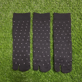 Last Wish 3 Pairs Ladies Socks - Thumb Socks Dot Print - Black & Skin - High Quality Socks For Womens. 