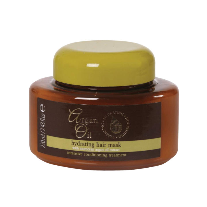 Argan Oil Hydrating Hair Mask With Moroccan Argan Oil Extract - 220 Ml