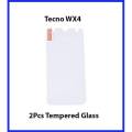 2PCS Tecno WX4 Tempered Glass Screen Protector Polish Glass For Tecno WX4. 