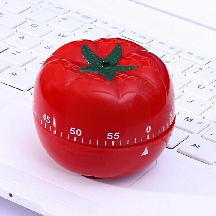 Tomato Timer Creative Electronic Kitchen Timer Reminder Countdown Tool Alarm Mechanical Cooking Kitchen Timer Pomodoro S1B5