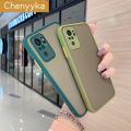 chenyyka For Redmi Note 10 Redmi Note 10s Case Transparent Frosted Hard Back Cover Lens Camera Protection Phone Case Edge Full Cover Case Fall Protection Sleeve. 