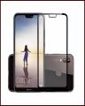 Huawei P20 Lite 6D GORILLA Glass Screen Protector Full Cover with Carbon Fiber Soft Edge, Black. 