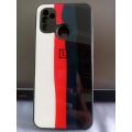 For One Plus Nord N100 Back Cover Glass Back 3D Design Inside Soft Case for Girls and Boys 1 +Nord N100. 