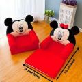 Super Quality Multi-Function Imported Folding Kids Sofa Cam Bed Baby Comfy Foldable Sofa Floor Seat Child Back Support Cartoon Children Chair Baby Boy Girl Easy Washable - Comfortable Mickey Minnie Mouse Prince Princess Seater - Kids Sofa Seat. 