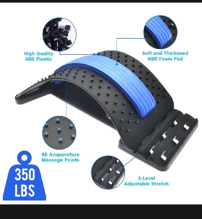 A.M%20%20%20Back%20Massager%20Stretcher%20Spine%20Deck%20Pain%20Relief%20Chiropractic%20Lumbar%20Fitness%20Equipment%20-%20Image%203