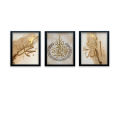 12x18" 3 Pc Wall Frame set, Picture Frames Collage set of 3 for Living Room, Bedroom Decor. 