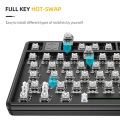NA87 Rapid Trigger Magnetic Switch RGB Mechanical Keyboard TKL 80% Hot Swappable HiFi Sound Programmable Wired Gaming Keyboard for Win/Mac Gamer-Black. 
