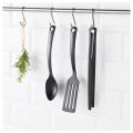 3-Piece Kitchen Utensil Set IKEA GNARP, Black Imported - Spoons Cooking & Serving. 