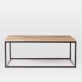 Box Frame Coffee Table - Raw Mango. 