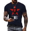 2025 New 3D Che Guevara Graphic T Shirt For Men Clothing Harajuku Fashion T-Shirts Leisure O-neck Short Sleeve Pullover Summer Loose Tops. 