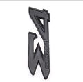 Motoristic Set of 3 Emblems for Fortuner Sigma 4 (Black Color) - Hood Emblem, Sigma 4 Emblem, and 2.8 Emblem. 