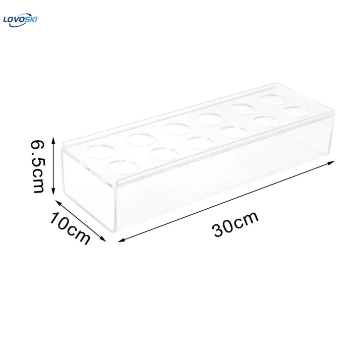 Acrylic%20Flower%20Vase%20Clear%20Vase%20Rectangular%20Low%20Flowers%20Container%20Modern%20Vase%20for%20Table%20Vase%20for%20Dining%20Table%20Office%20Decoration%20,%2012%20Holes%20-%20Image%202