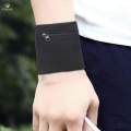 Wrist Wallet Wristband Zipper Sweatband Fitness Exercise Hiking Pouch Bag. 