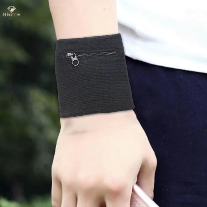 Wrist%20Wallet%20Wristband%20Zipper%20Sweatband%20Fitness%20Exercise%20Hiking%20Pouch%20Bag%20-%20Image%204