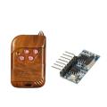 433mhz RF Relay Receiver Module Wireless 4 CH Output With Learning Button and 433 Mhz RF Remote Controls Transmitter Diy. 