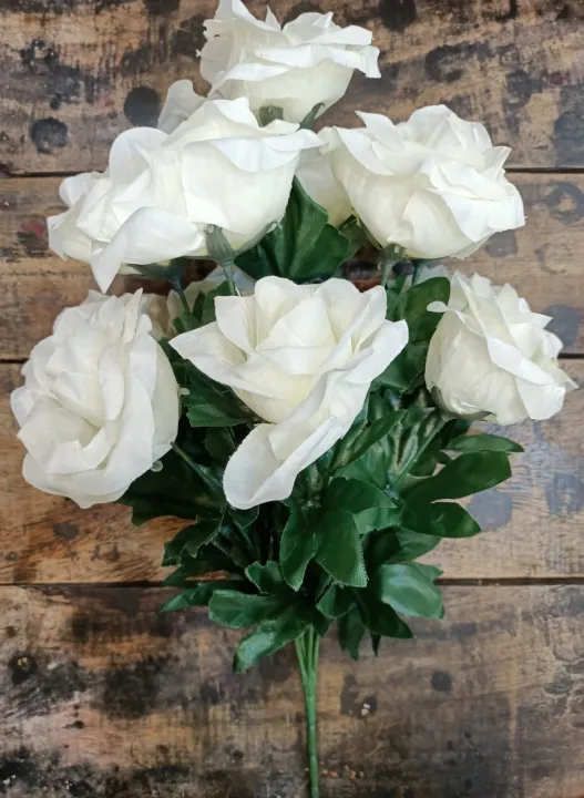 Beautiful%20Artificial%20White%20Rose%20Bunch,%20White%20Rose%20Flowers%20D%C3%A9cor%20Home,%20Office.%20Garden%20Ornaments%20Decorative%20for%20wedding%20party%20Events%20-%20Image%202