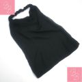 Elastic Half Niqab Patti for Women/Girls – Breathable, Comfortable, Black Color. 