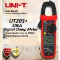 Original UNI-T UT203 AC DC Digital Clamp Multimeter voltage meter ampere meter. 
