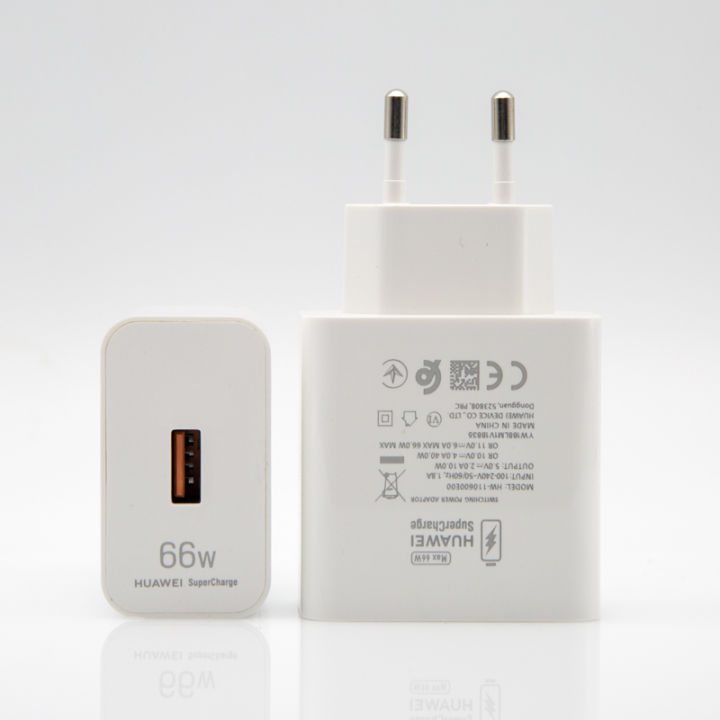 Original Huawei 66w 11V 6A / 40w 10V 4A 4.5V 5A Supercharge Quick Charger For Huawei P20 Pro P20 Lite Mate 10 Mate 20 Pro 5A Type C-Cable