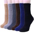 Winter Warm Mens Fuzzy Socks Thick Coral Fleece Women Sock Solid Soft Breathable Plush Home Sleeping Indoor Floor Towel Socken. 