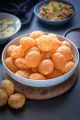 Pani Puri, Ready to fry Pani Puri, Spicy Gol Gappay, Homemade pani puris, Gol gappay with free pani masala, single box has almost 40 pallets. 