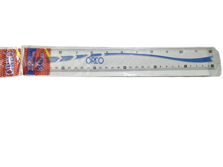 oack of 4 large scale 12 inch scale plastic scale lage size scale