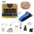 Digital Watch Electronic Clock Kit Single-chip LED Watches Electronic Clock Module KIT DIY LED With Transparent Cover DIY Kit. 