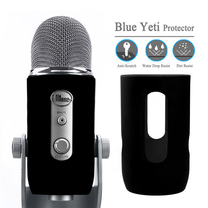【Sunflower EGR】provides for Blue Yeti cover silicone cover protect for Blue Yeti microphone gift sponge windscreen