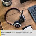 Jabra Evolve 65 MS Wireless Headset, Stereo – Includes Link 370 USB Adapter – Bluetooth Headset with Industry-Leading Wireless Performance, Advanced Noise-Cancelling Microphone, All Day Battery. 