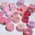BeliefMelief  Profesional  6Colors Blush Cream Rose Red Matte Blusher Silky Velvet Rich Color Cheek Tint Powder Strawberry Pink Rouge Face Beauty Makeup. 