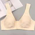 Front Open Wide Strap Non Padded Non Wired Maternity Nursing Bra Plus Size. 