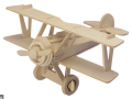 Airo Plane Assembly Puzzle Game - Wooden Craft Assembly Kit Toys For Kids. 