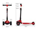 Large Ferrari Scooty For Kids 3 Wheel Foldable Adjustable Scooter With LED Lights Ferrari Weight Capacity More Then 100KG Kickboard Heavy Duty For 3to15 Years Kids. 