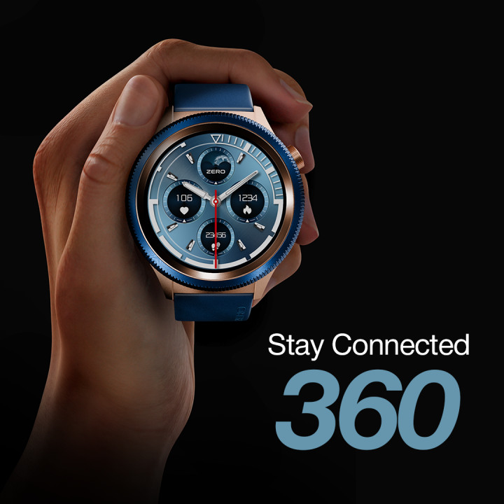 Zero® Lunar 360 Smartwatch 1.43" AMOLED Display | Bluetooth 5.3 Calling ...