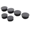 Chassis Cap-6 * Chassis Plug Covers-Black. 