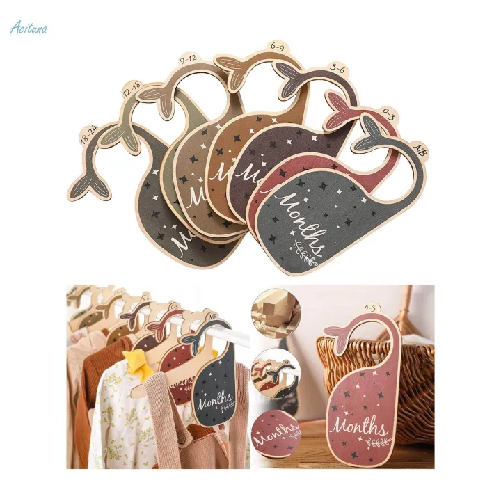 7x%20Infant%20Wardrobe%20Divider%20Label%20Adorable%20Nursery%20Decor%20Hanger%20Dividers%20-%20Image%205