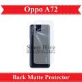 Oppo A72 Back Matte Protector Soft film Protection Soft Skin Sheet For A72. 