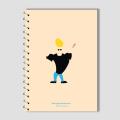 Spiral Notebook A4 or A5  -  Jhonny B. 