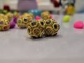 Ball design Fancy Metal Latkan for women/ladies/girls kurti and dupatta, (10 latkans in 1 packet). 