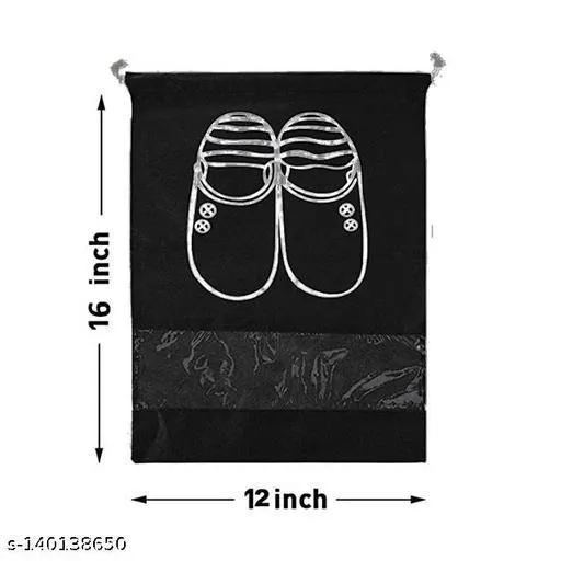 Pack%20of%2012%20-%20Travel%20Shoes%20Storage%20bag%20with%20clear%20window%20non-woven%20with%20PVC%20Bag%20-%20Image%205