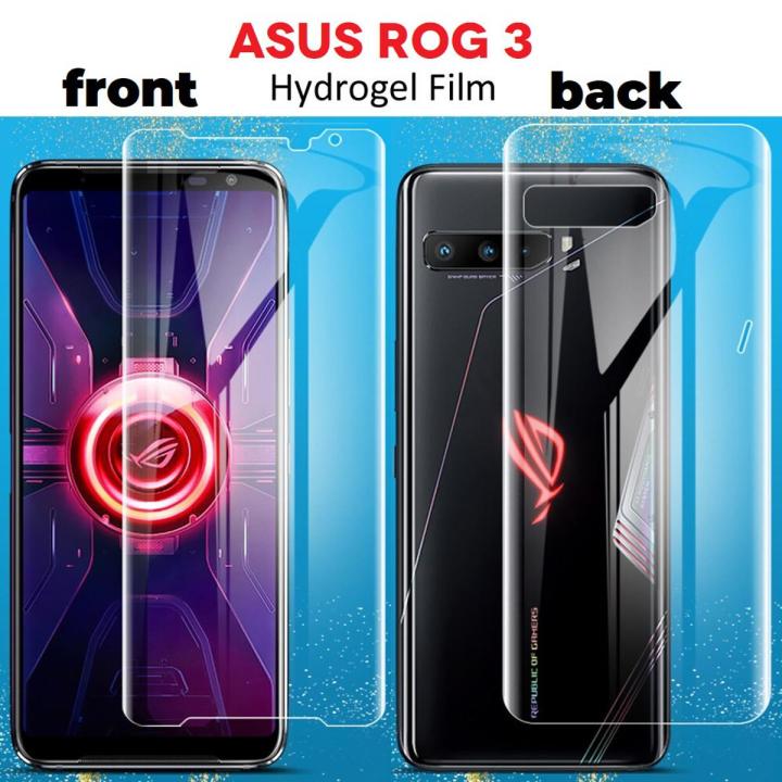Asus_ROG Phone 3 Front & Back Hydrogel Film Jelly Screen Protector for Asus_ROG Phone 3