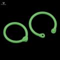16 Pieces Plastic Circle Rings Handcrafts Openable Rings Suit Notebook, Journal, Diary, Loose Leaf. 