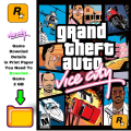 GTA Vice City Game For PC & Leptops in DVD, USB, Digital Downlod - PC Games - LifeTime. 
