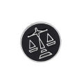 Libra Scale Badge Brooch For Lawyers Judges Justice Symbol Badge For Shirt Coat Premium Quality Jewelry Accessory For Men And Women. 