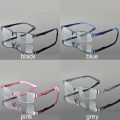 semi-rimless glasses  frame  classic  optical  eyeglasses half frame for men/women  durable rectangular  spectacles frame clear lens. 