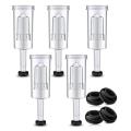 Fermentation Lids Kit,Airlock for Fermentation Air Locks with Black Grommets Airlock Bubble for and ,Mason Jar. 