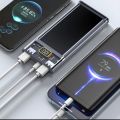 Battery Storage Box - Quick Charge - DIY Power Bank Case for Polymer 1260110  Battery Holder - Fast Charging PD22.5W -  Alloy Case 20000mA. 