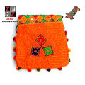 Multicolour Purse Hand Bag crafted with Embroidery & Sequins by ZENZ Sindhi Traditional Wear Embroidered Pouch. 