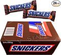 Snickers - Chocolate Candy Bars - 50 gm - Box of 24. 