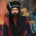 Balochi black turban kohani baloch style. 